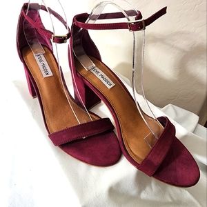 STEVE MADDEN Declair Suede stacked shoes